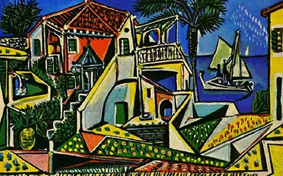 Mediterrane Landschaft (Mediterranean Landscape) Pablo Picasso